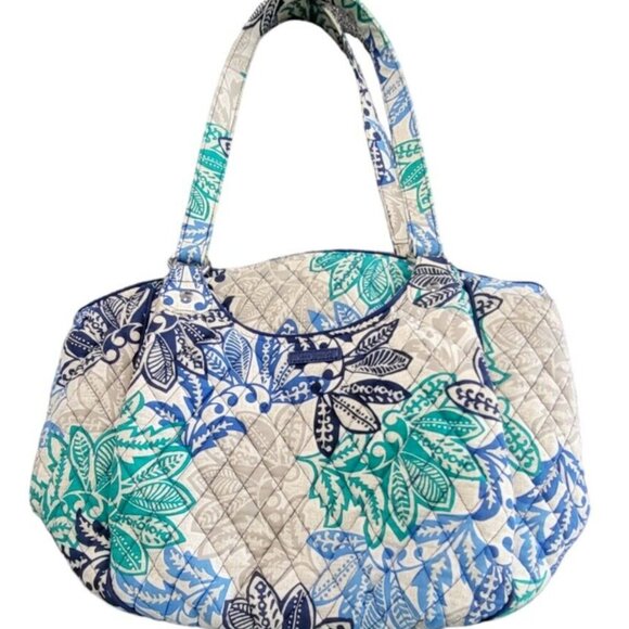 Vintage Vera Bradley Women's Shoulder Tote Floral Graphics - Picture 2 of 10